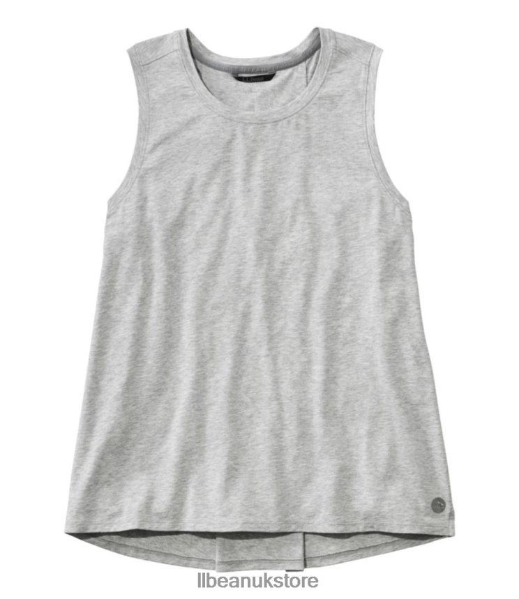 Clothing L.L.Bean Beyond Soft Tank Light Gray Heather Women 0VRR665785