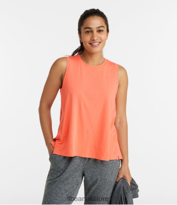Clothing L.L.Bean Beyond Soft Tank Sea Pine Women 0VRR663131