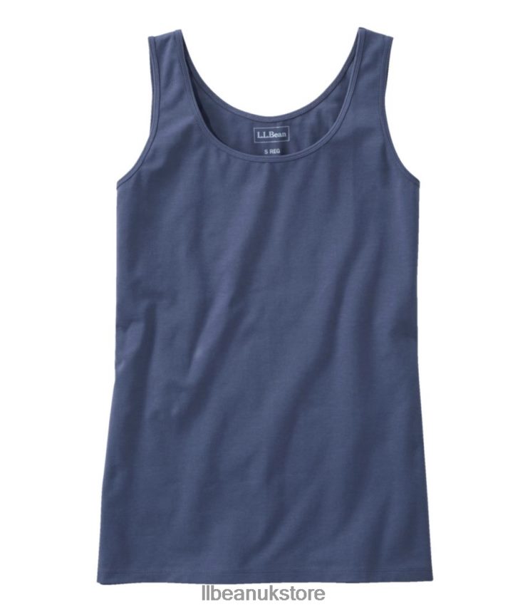 Clothing L.L.Bean Layering Tank Raw Indigo Women 0VRR662937