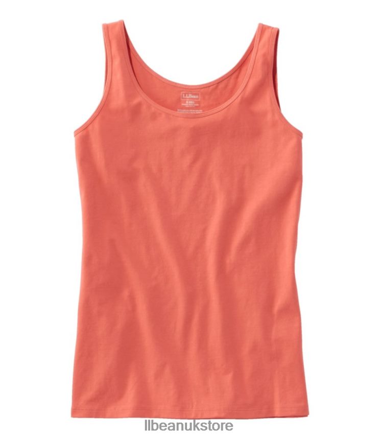 Clothing L.L.Bean Layering Tank Sunlit Coral Women 0VRR666396