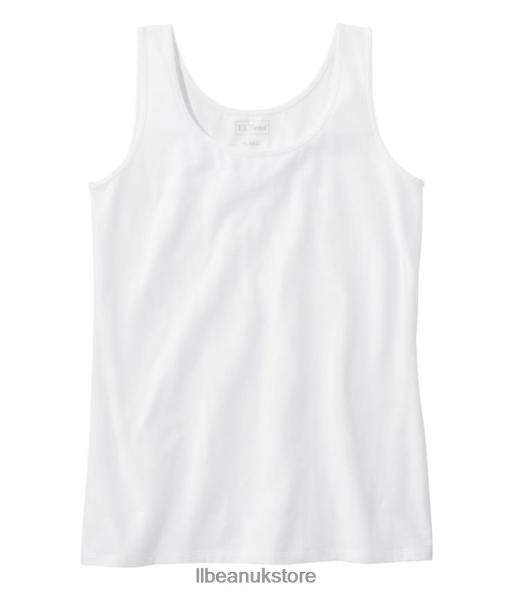 Clothing L.L.Bean Layering Tank White Women 0VRR666869