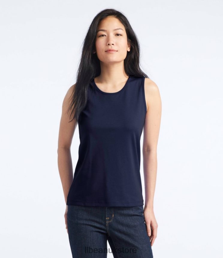 Clothing L.L.Bean Pima Cotton Tee Lake Women 0VRR664585