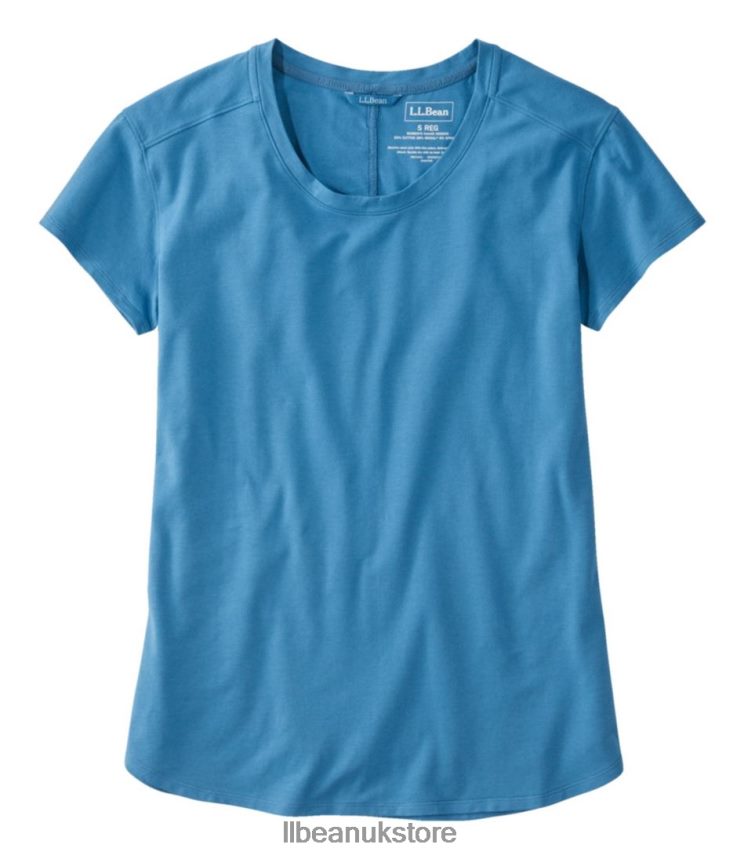 Clothing L.L.Bean Beyond Soft Crewneck Tee Marine Blue Women 0VRR663495