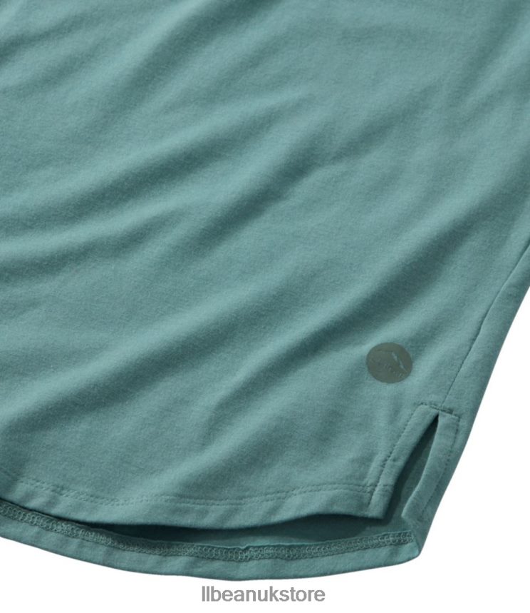 Clothing L.L.Bean Beyond Soft Tee Light Gray Heather Women 0VRR666950