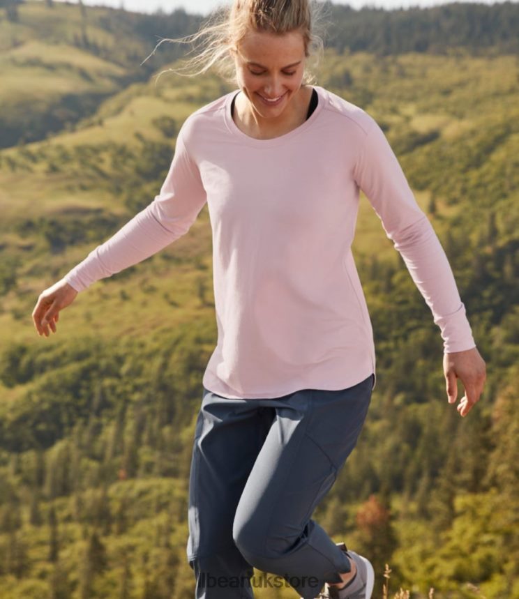 Clothing L.L.Bean Beyond Soft Tee Marine Blue Women 0VRR665798
