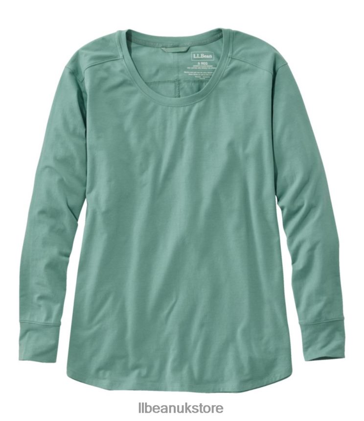 Clothing L.L.Bean Beyond Soft Tee Sea Pine Women 0VRR663149