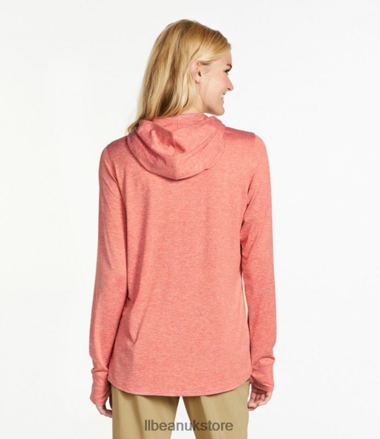 Clothing L.L.Bean Insect Shield Pro Knit Hoodie Deep Olive Heather Women 0VRR663232