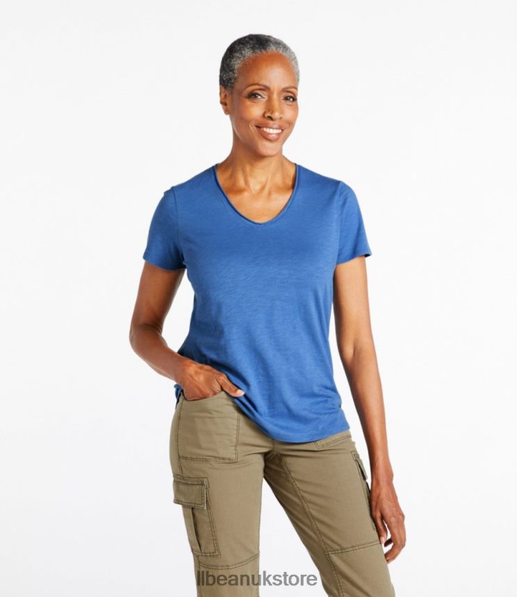 Clothing L.L.Bean Organic Cotton Tee Classic Navy Women 0VRR6653