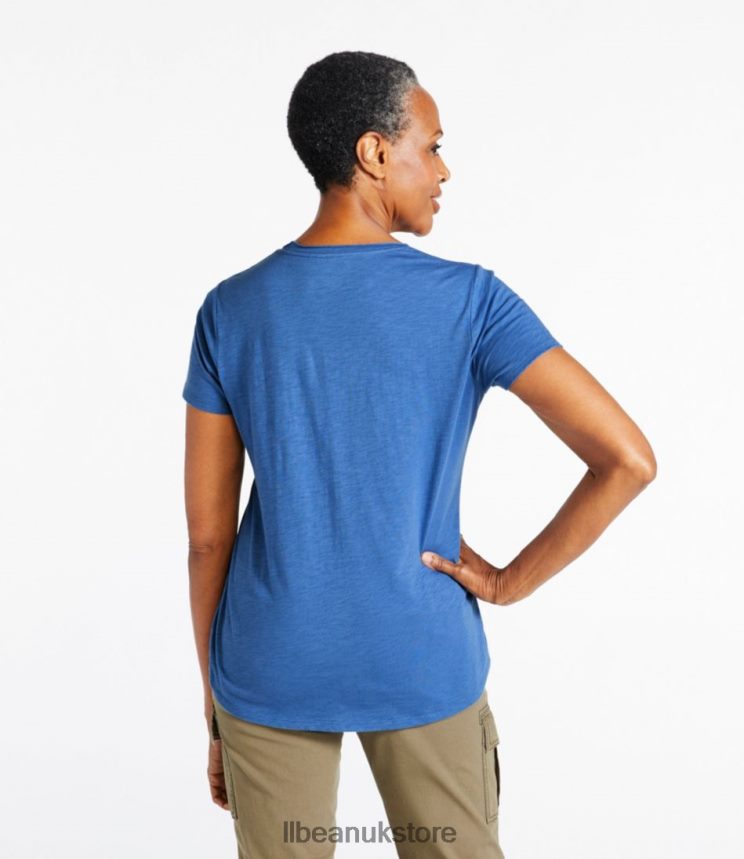 Clothing L.L.Bean Organic Cotton Tee Classic Navy Women 0VRR6653