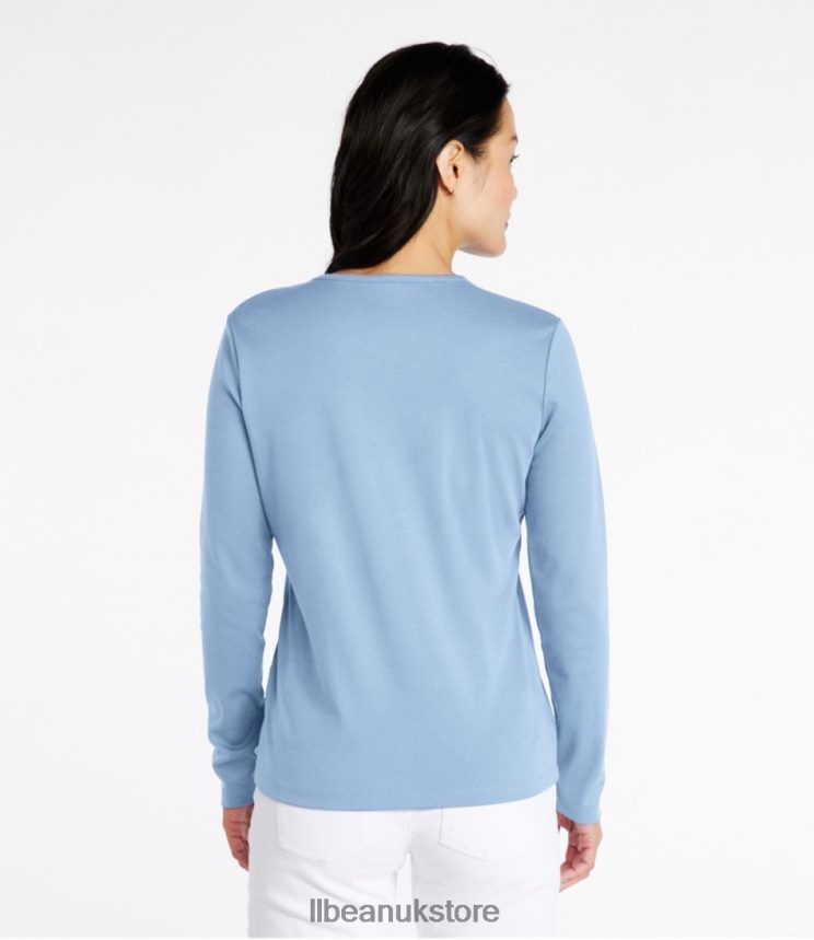 Clothing L.L.Bean Pima Cotton Tee Lake Women 0VRR665643