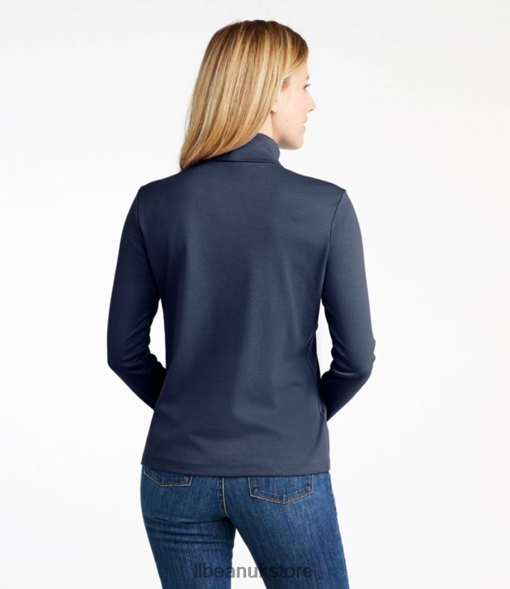 Clothing L.L.Bean Pima Cotton Turtleneck Azalea Women 0VRR666425