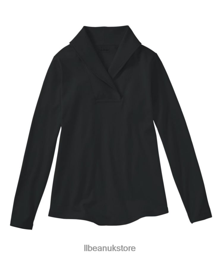 Clothing L.L.Bean Pullover Black Women 0VRR666440