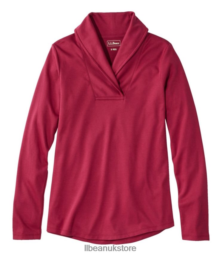 Clothing L.L.Bean Pullover Dark Cranberry Women 0VRR665698