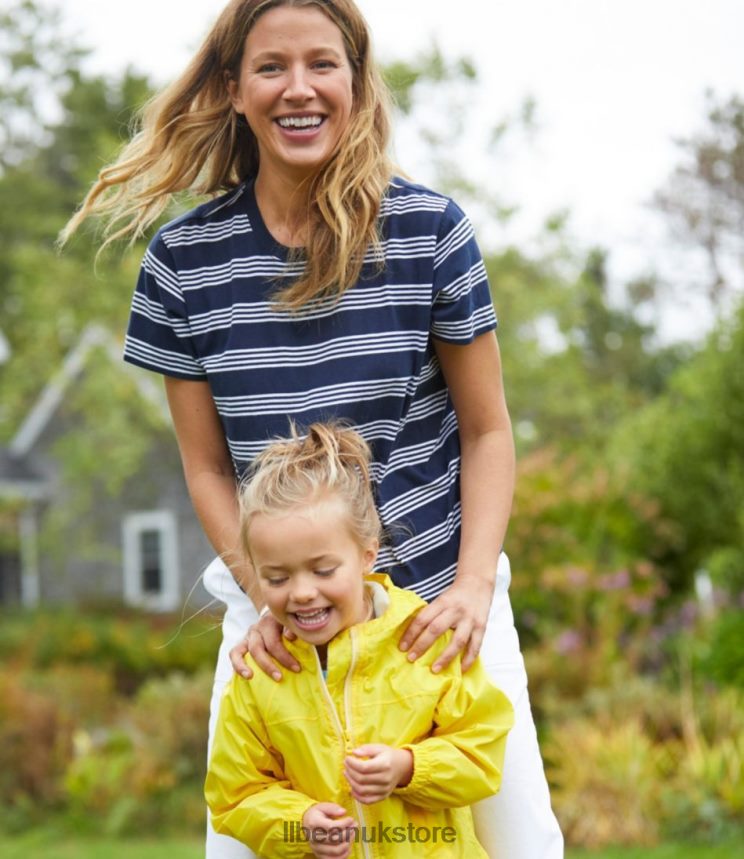 Clothing L.L.Bean Saturday T-Shirt Lemon/White Women 0VRR66684