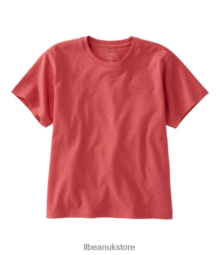 Clothing L.L.Bean Saturday T-Shirt Mineral Red Heather Women 0VRR665757