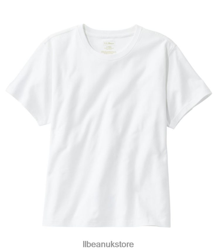 Clothing L.L.Bean Saturday T-Shirt White Women 0VRR664709