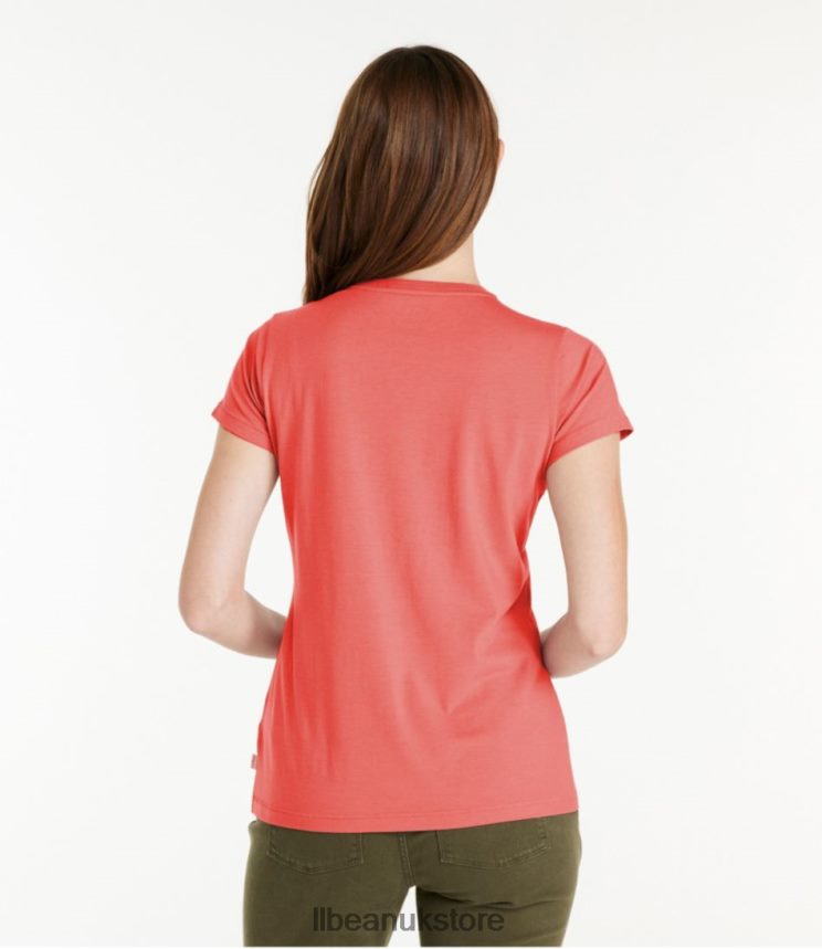 Clothing L.L.Bean Soft Stretch Supima Tee Classic Navy Women 0VRR66694