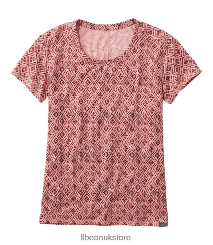 Clothing L.L.Bean Streamside Tee Blush Geo Women 0VRR664731
