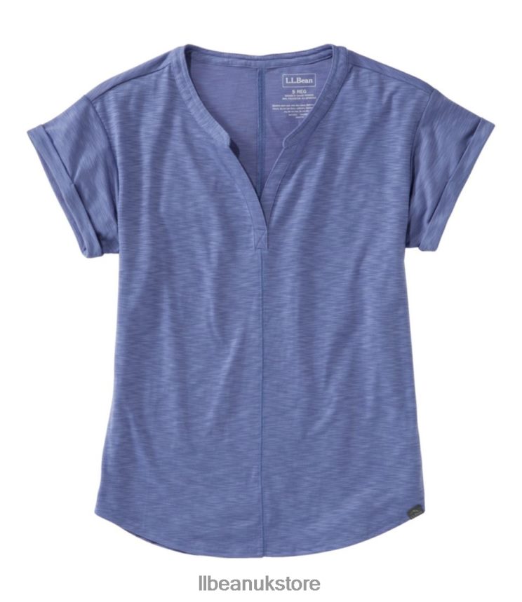 Clothing L.L.Bean Streamside Tee Larkspur Women 0VRR666481