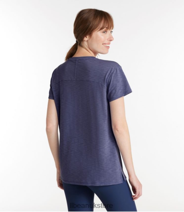 Clothing L.L.Bean Streamside Tee Larkspur Women 0VRR666523