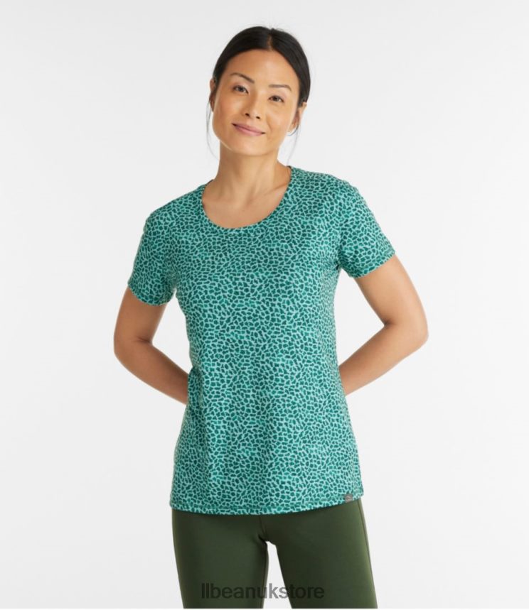 Clothing L.L.Bean Streamside Tee Nautical Navy Geo Women 0VRR663119