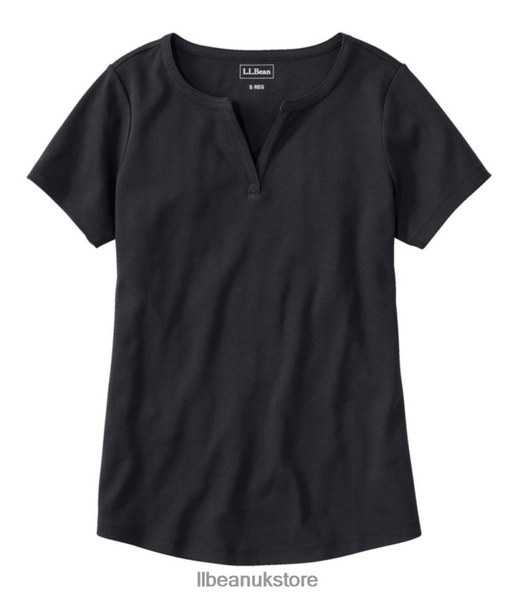 Clothing L.L.Bean Tee Black Women 0VRR664631