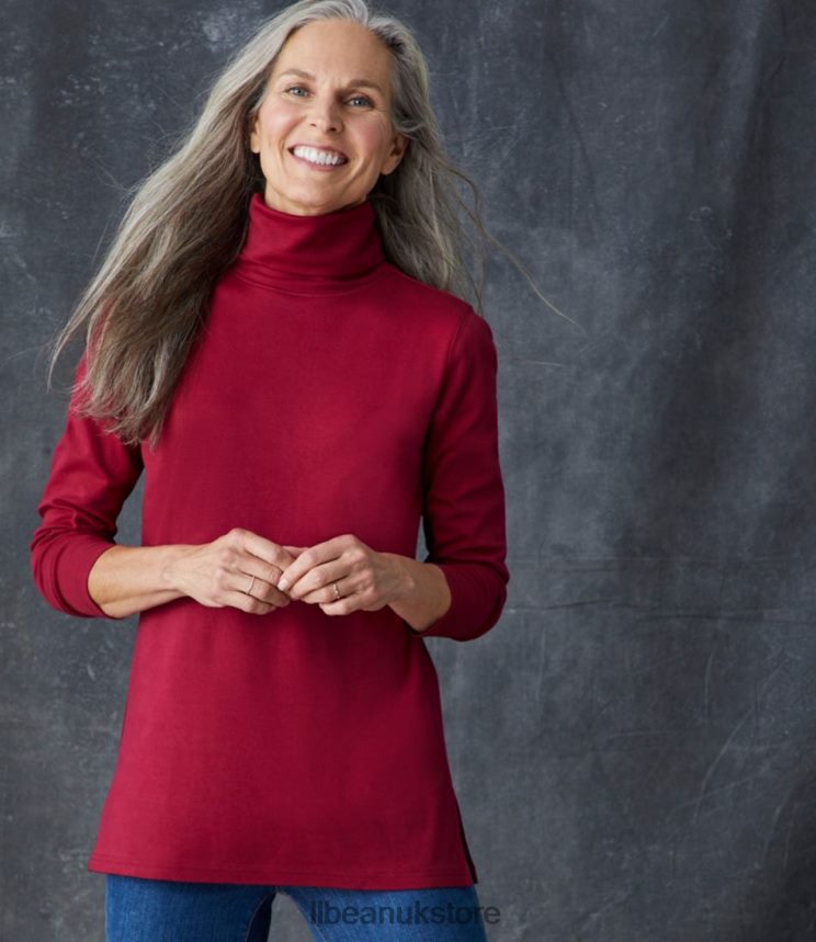 Clothing L.L.Bean Tee Dark Cranberry Women 0VRR664974