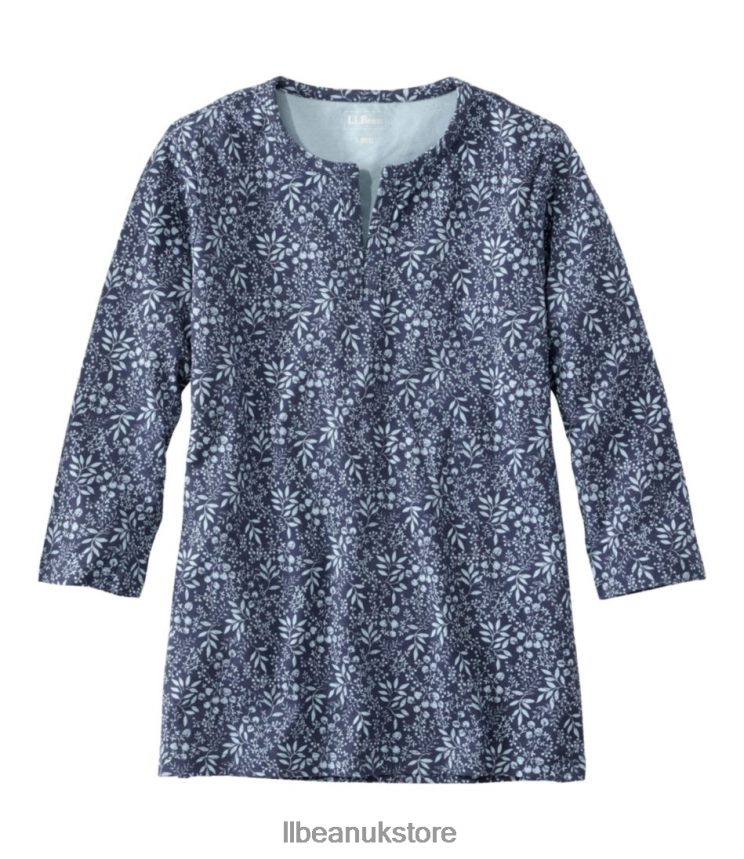 Clothing L.L.Bean Tee Dark Indigo Vineyard Women 0VRR667177