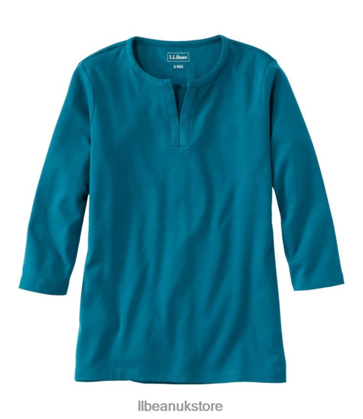 Clothing L.L.Bean Tee Deep Turquoise Women 0VRR664597