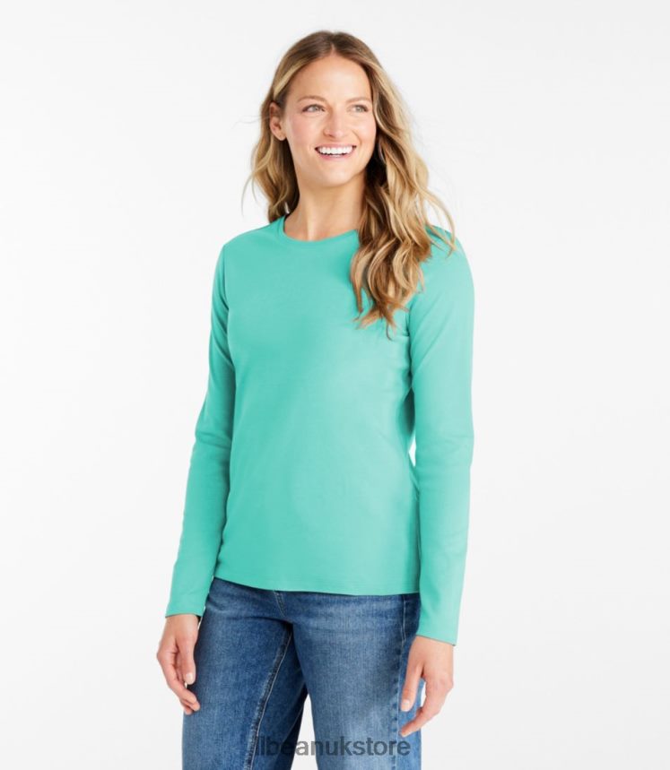 Clothing L.L.Bean Tee Deep Turquoise Women 0VRR666394