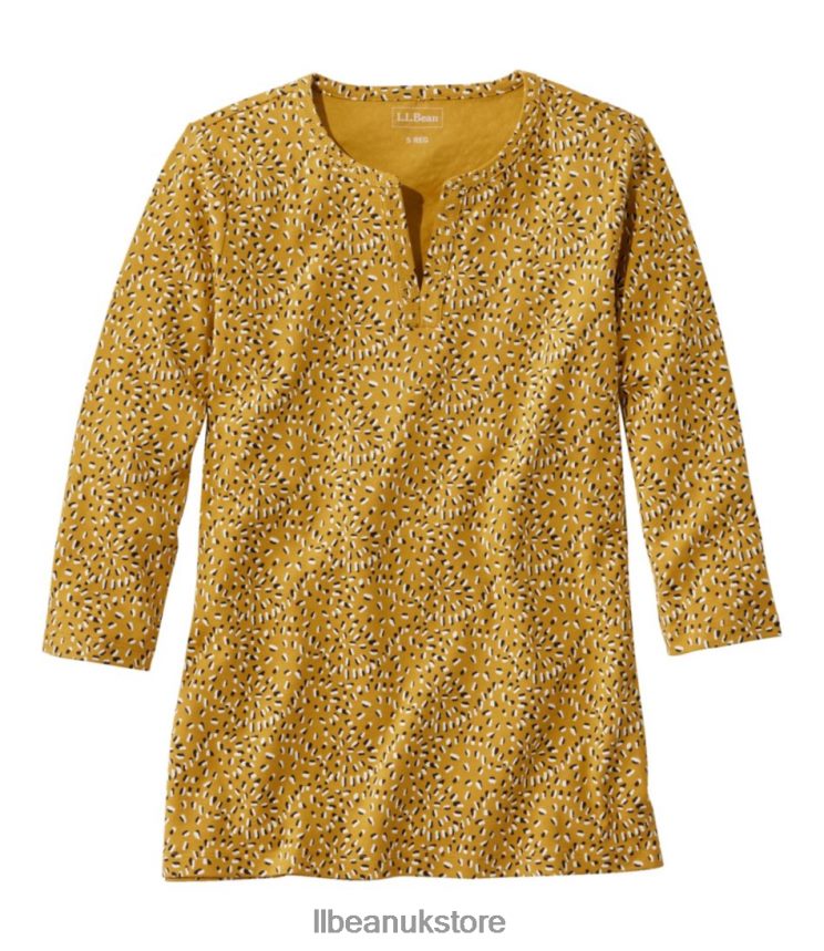 Clothing L.L.Bean Tee Gold Confetti Dot Women 0VRR664640