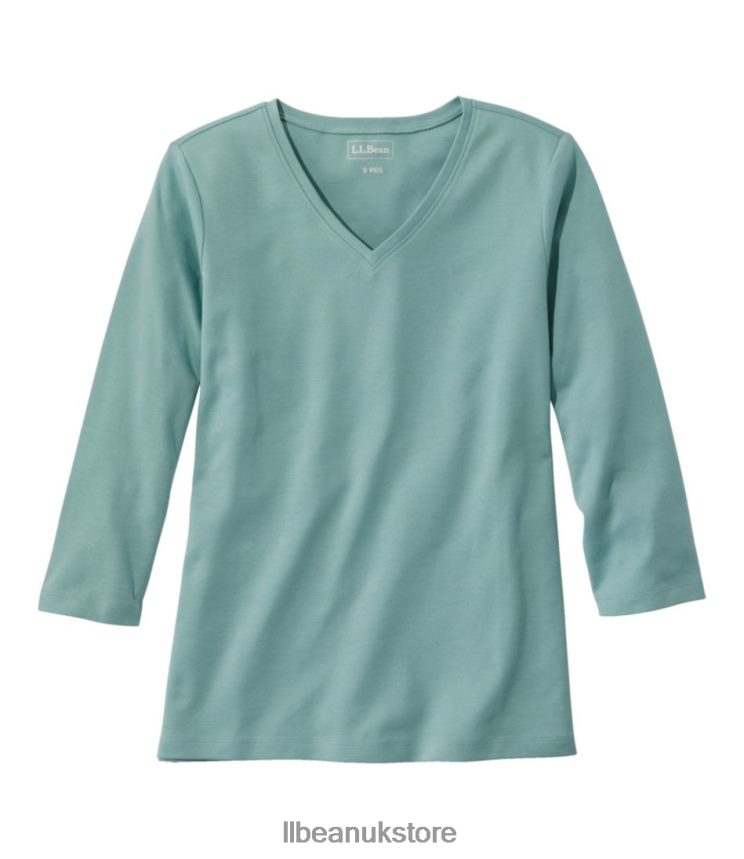 Clothing L.L.Bean V-Neck Sea Pine Women 0VRR662931