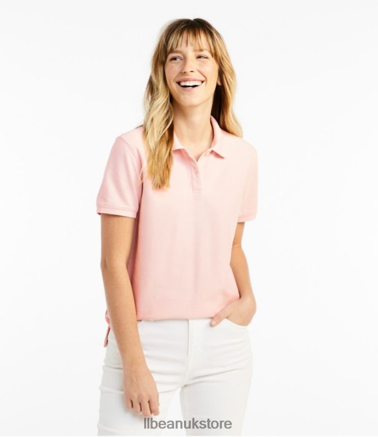 Clothing L.L.Bean x Double L Premium Polo Mineral Red Women 0VRR667283