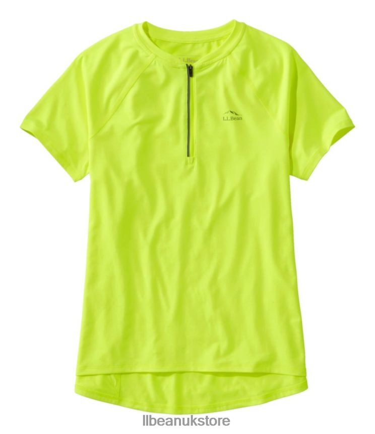 Clothing L.L.Bean Comfort Cycling Jersey Electric Yellow Women 0VRR663951