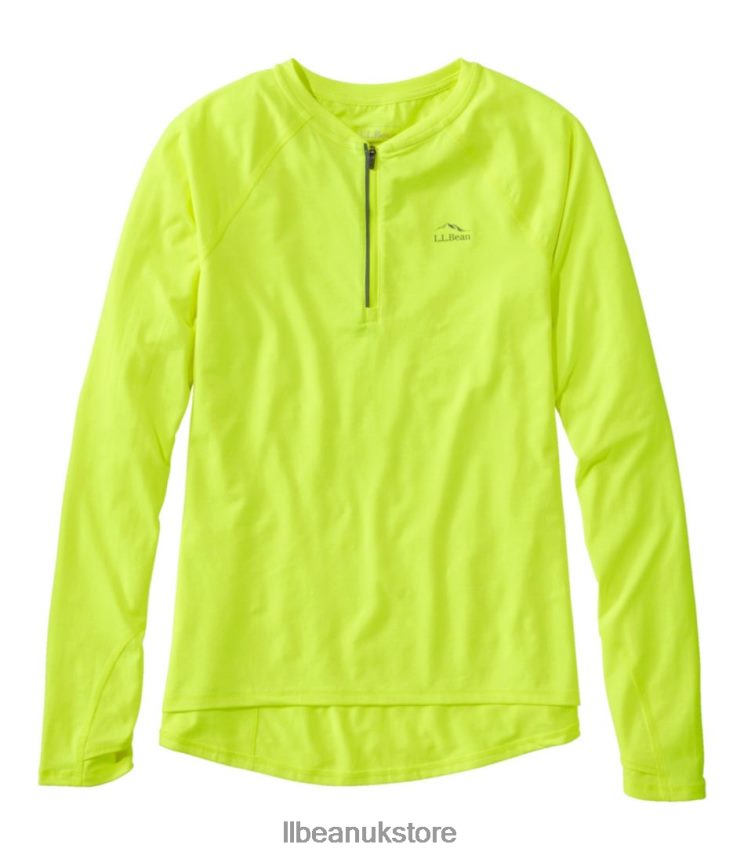Clothing L.L.Bean Comfort Cycling Jersey Electric Yellow Women 0VRR663965