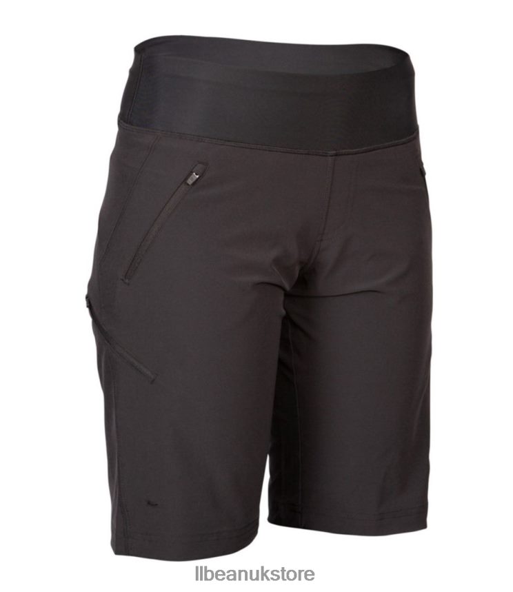 Clothing L.L.Bean Zoic Navaeh Knit Waist MTB Short With Liner Black Women 0VRR663541