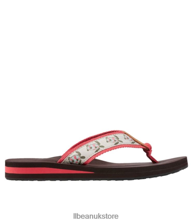 Footwear L.L.Bean Original Maine Isle Flip-Flops Turtle/Natural Women 0VRR667063