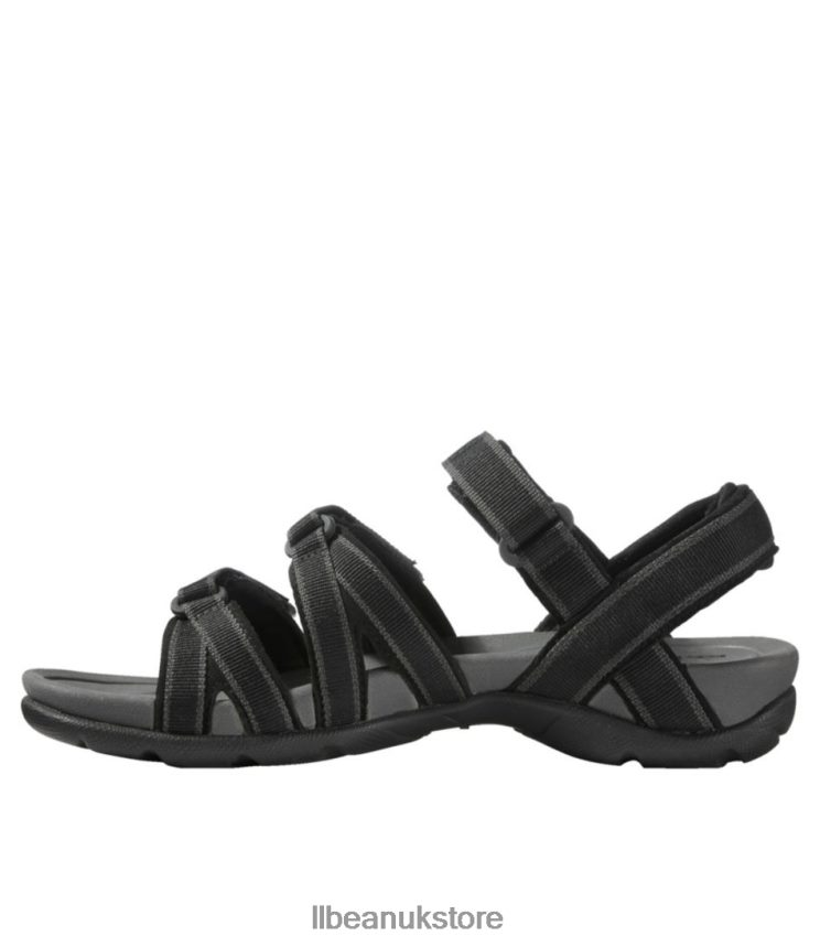 Footwear L.L.Bean Boothbay Sandals Black Women 0VRR663743