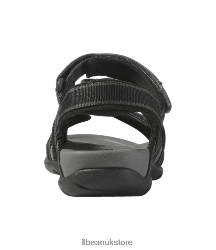 Footwear L.L.Bean Boothbay Sandals Black Women 0VRR663743