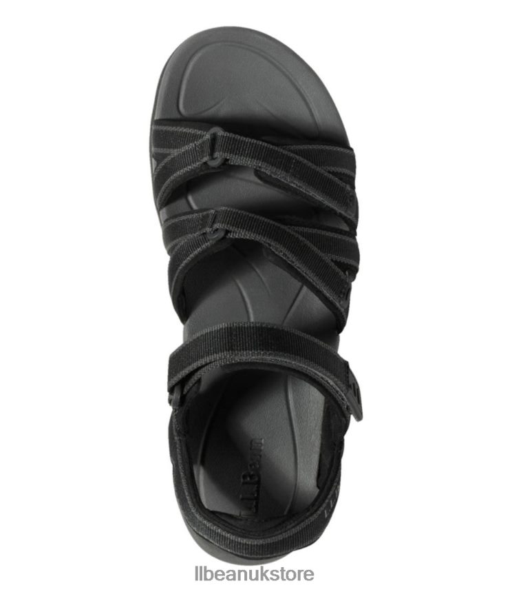 Footwear L.L.Bean Boothbay Sandals Black Women 0VRR663743