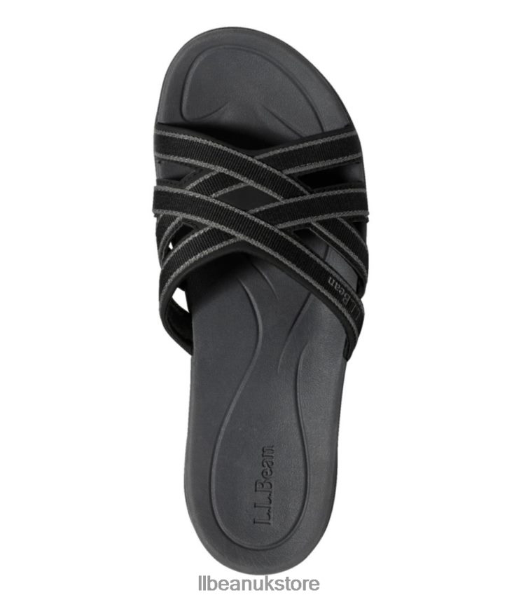 Footwear L.L.Bean Boothbay Slide Sandals Dark Cement Women 0VRR665184