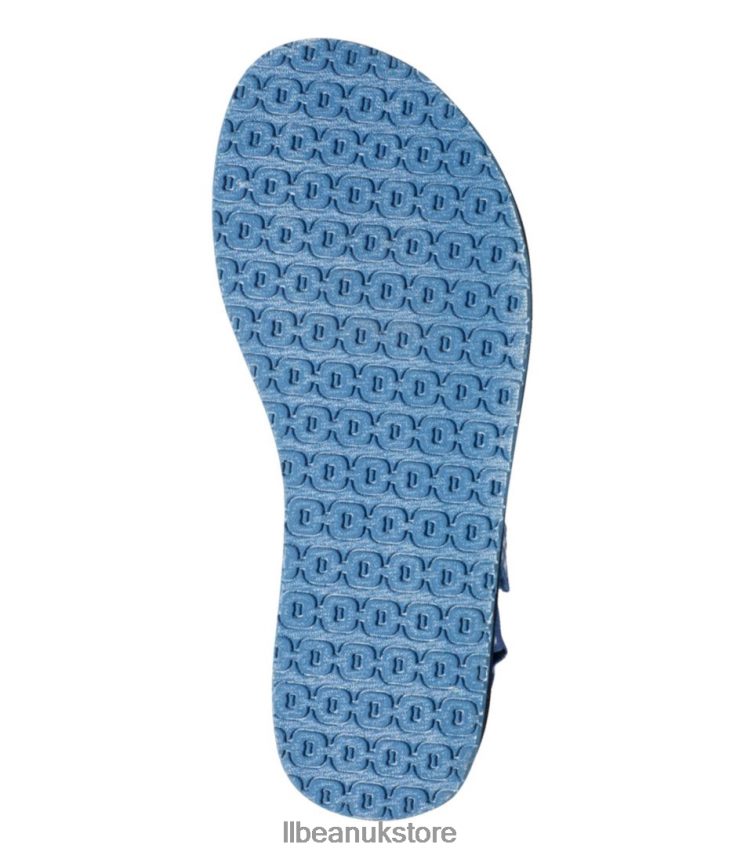 Footwear L.L.Bean Maine Isle Four-Point Sandals Mineral Red Gingham Women 0VRR661035