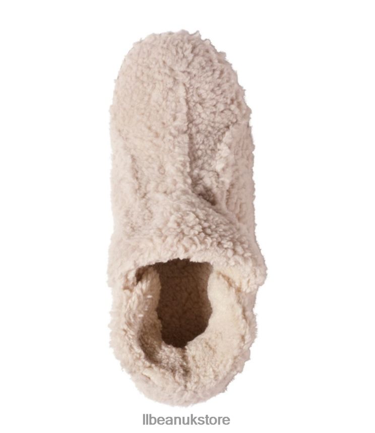 Footwear L.L.Bean Cozy Slipper Booties Natural Women 0VRR665177