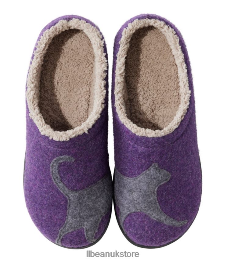 Footwear L.L.Bean Daybreak Scuffs Deep Purple/Cat Women 0VRR666693