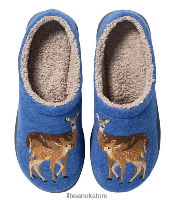 Footwear L.L.Bean Daybreak Scuffs Light Cobalt/Doe Women 0VRR66957