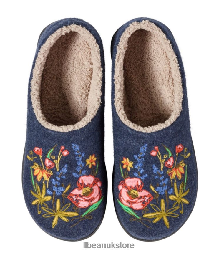 Footwear L.L.Bean Daybreak Scuffs Night/Jess Franks Floral Women 0VRR663708