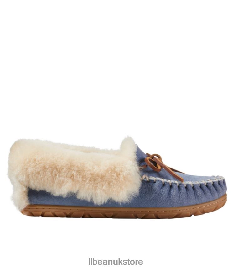 Footwear L.L.Bean Wicked Good Moccasins Charcoal Blue Women 0VRR663727