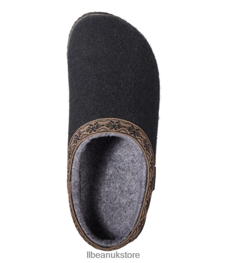 Footwear L.L.Bean Wool Slipper Clogs Shale Gray Women 0VRR663737