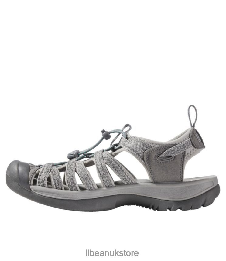 Footwear L.L.Bean Keen Whisper Sandals Medium Grey/Peacock Green Women 0VRR661077