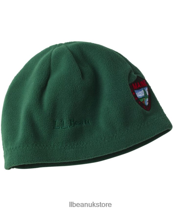 Outdoor Equipment L.L.Bean Maine Inland Fisheries and Wildlife Beanie Forest Green Women 0VRR66809